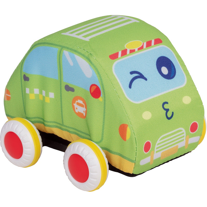 Set tapis avec 4 voitures en tissu