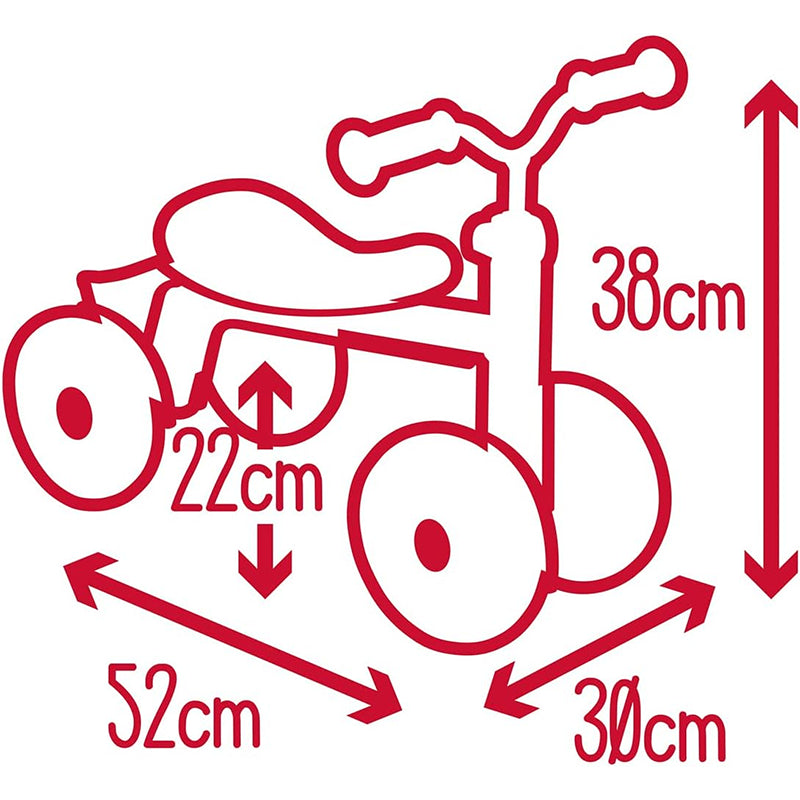 Porteur Enfant Rookie Rouge - Smoby