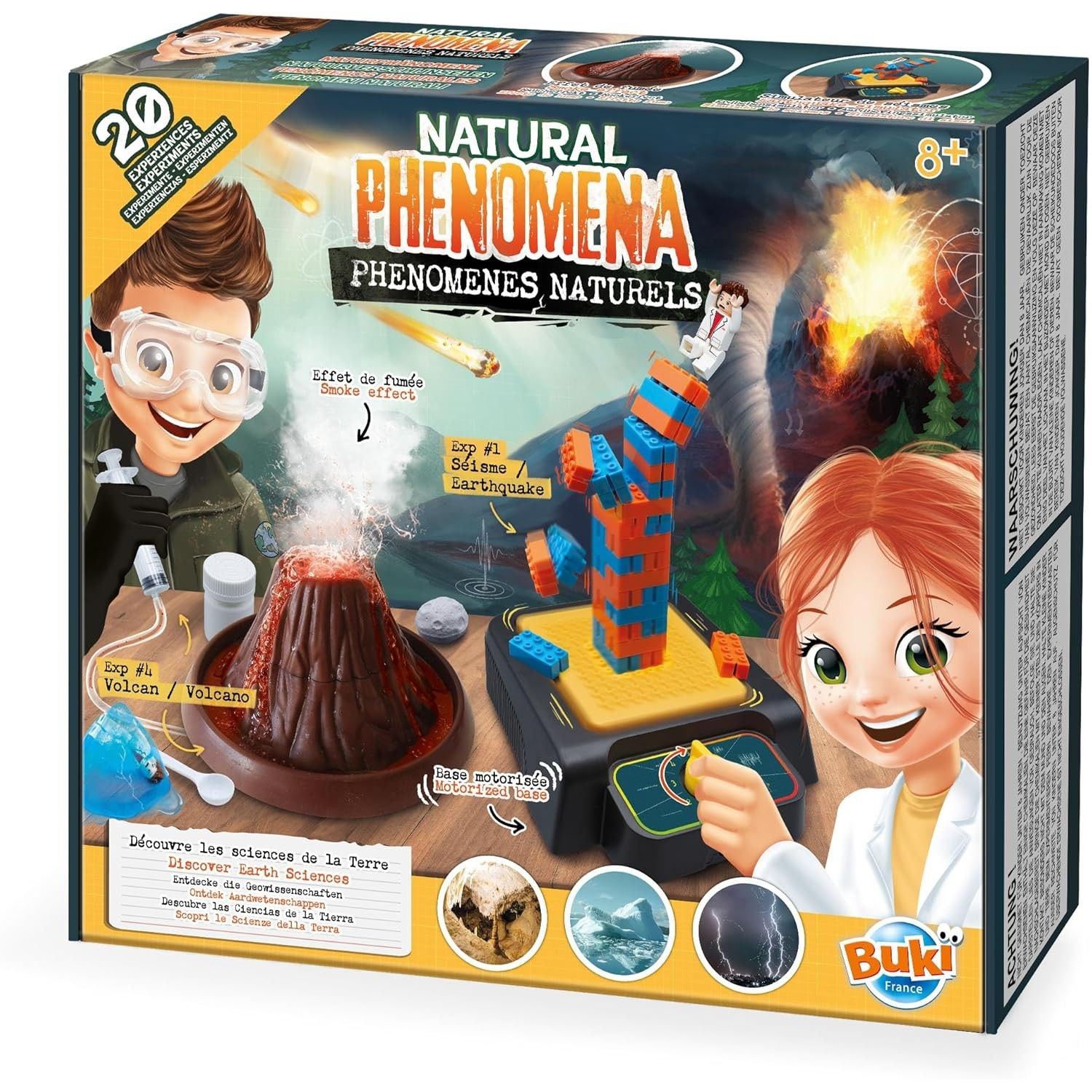 Phénomènes naturels 20 expériences 8+ - Buki