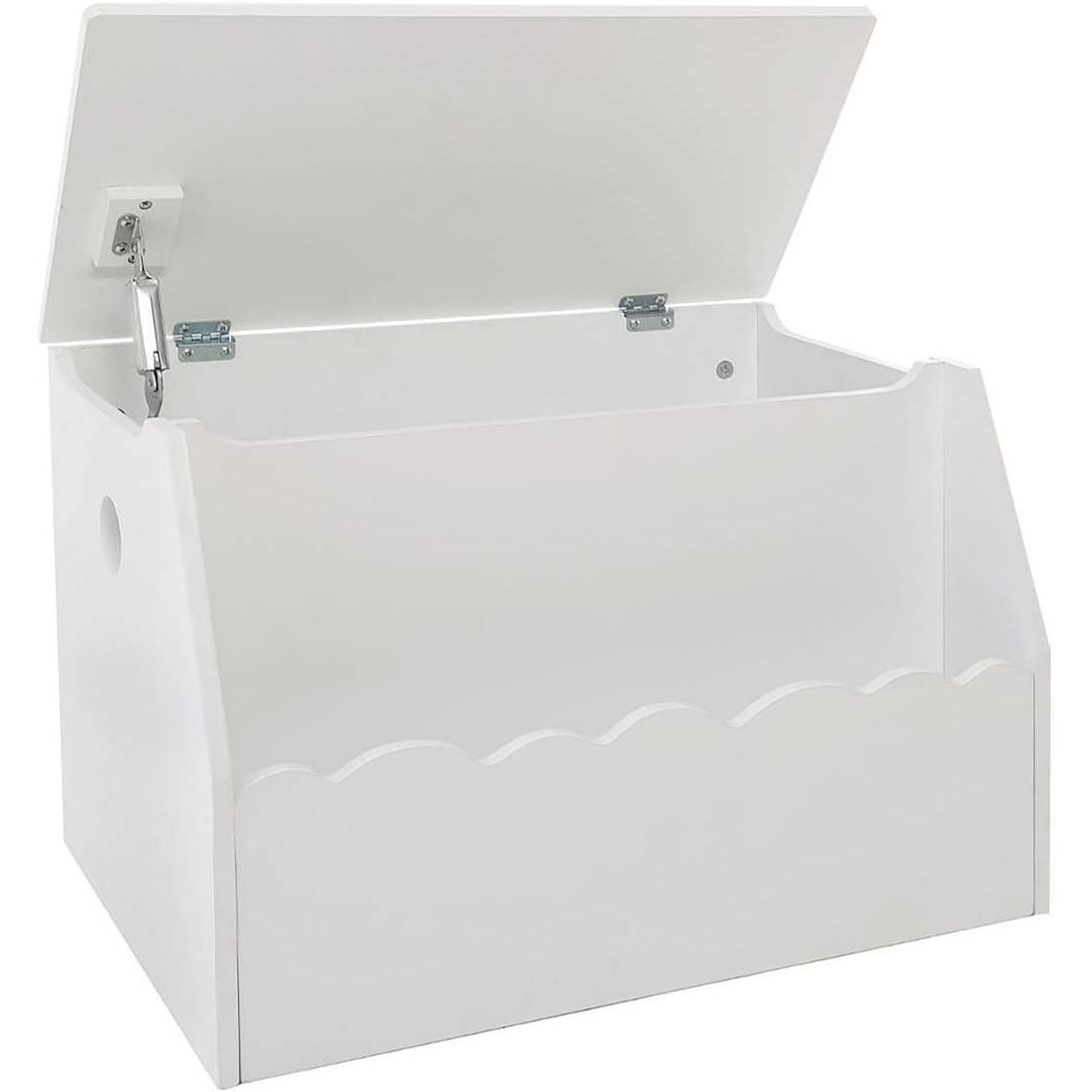 Banc coffre douceur nuage Blanc - Atmosphera For Kids