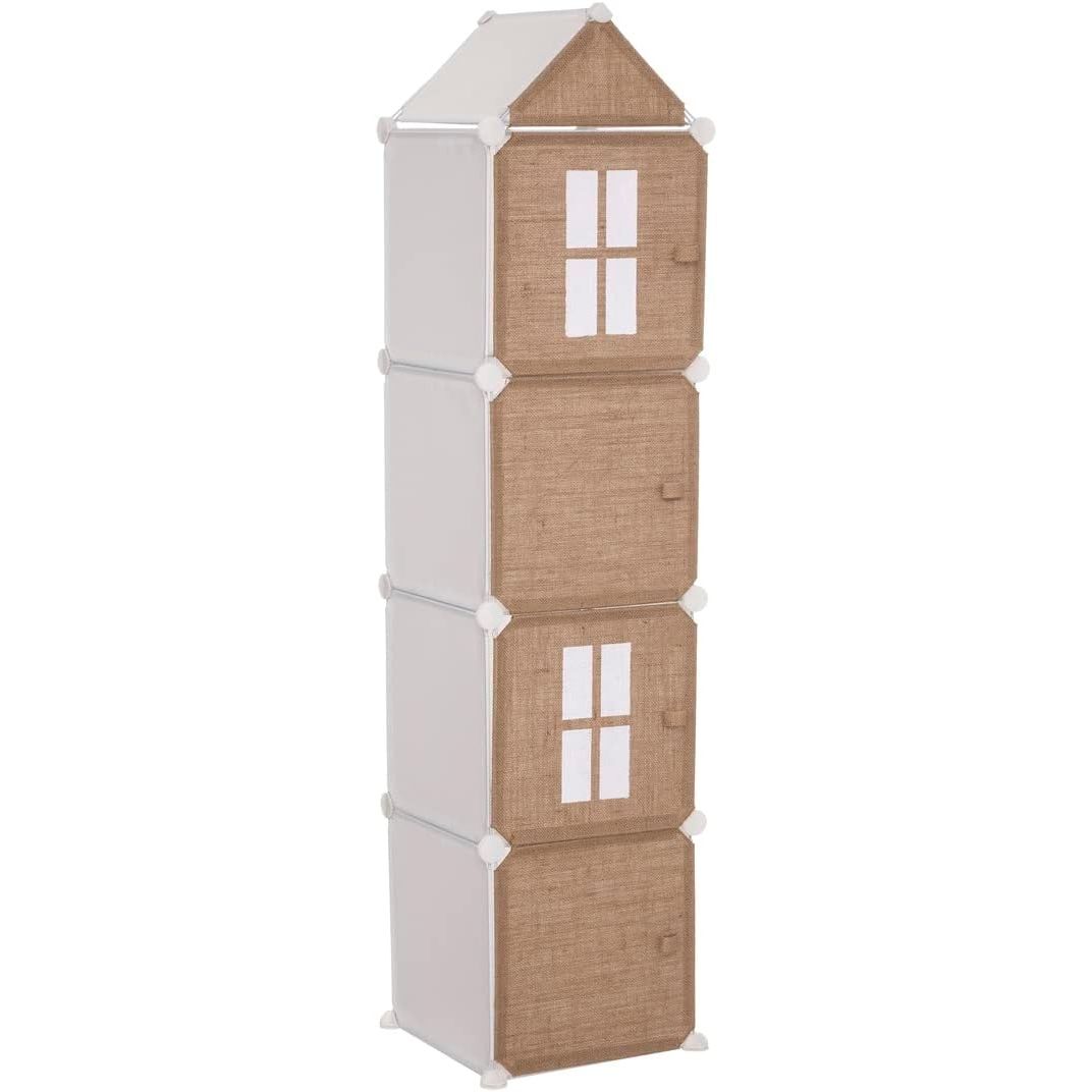 Tour de Rangement colonne Chateau jute - Atmosphera For Kids