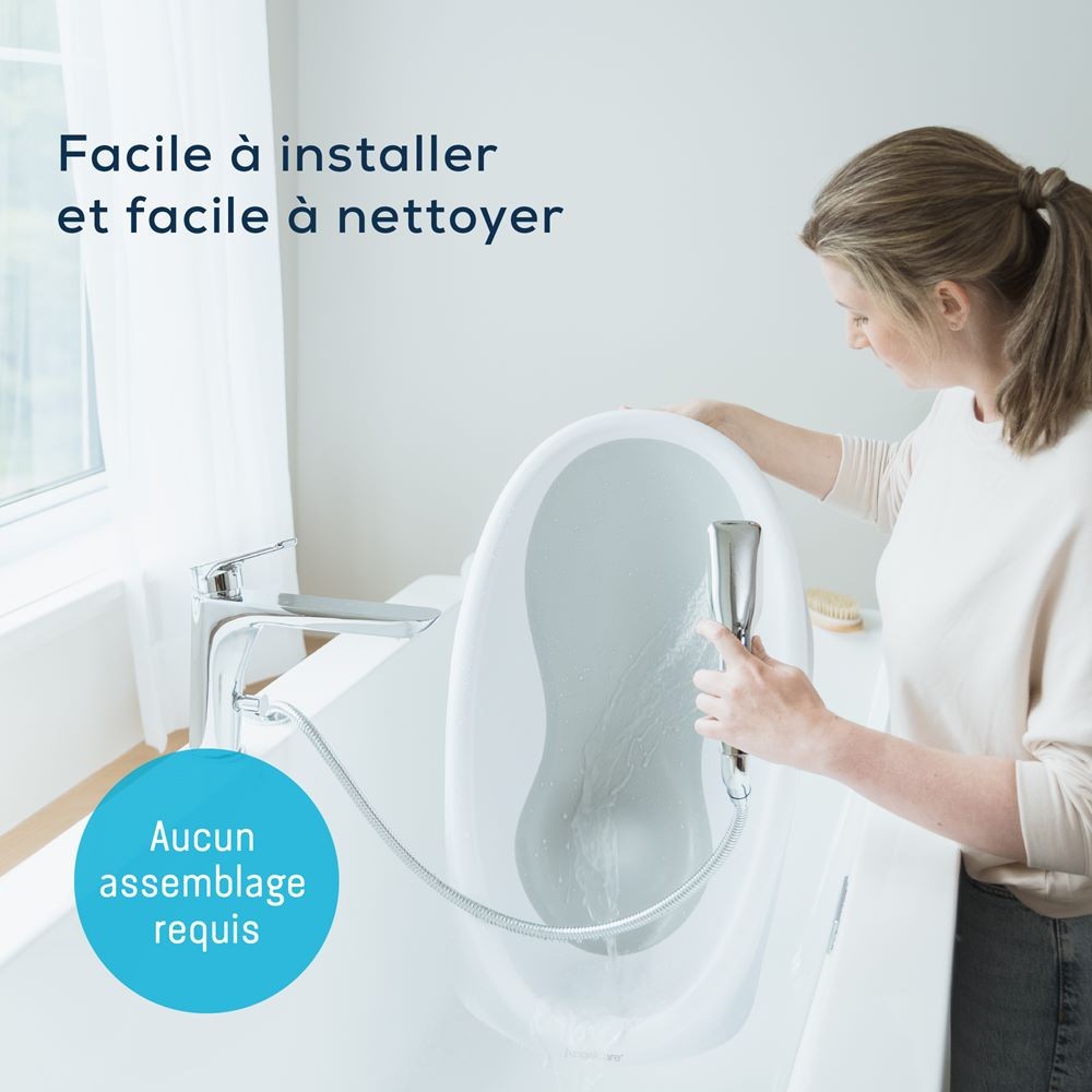 Baignoire Bébé 2 en 1 Blanc - Angelcare