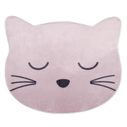 Tapis chambre enfant Chat Rose - Home Deco Kids