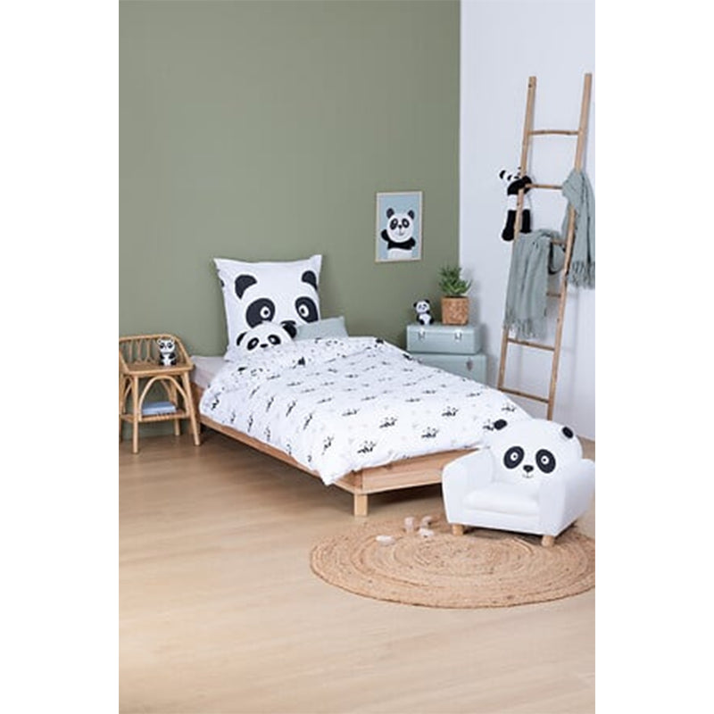 Fauteuil Pour Enfant Avec Oreilles Panda Blanc - Atmosphera For Kids
