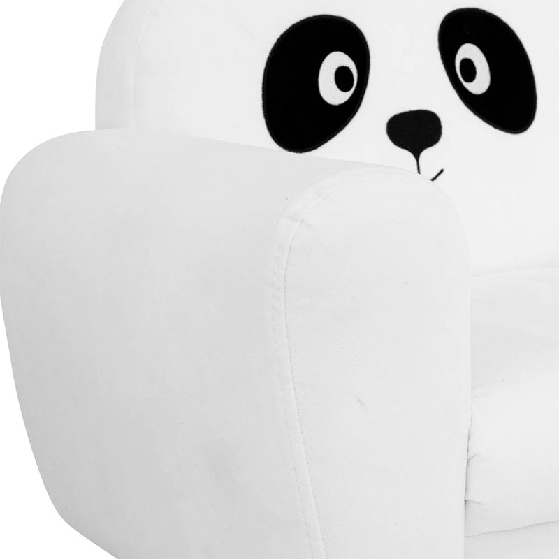 Fauteuil Pour Enfant Avec Oreilles Panda Blanc - Atmosphera For Kids