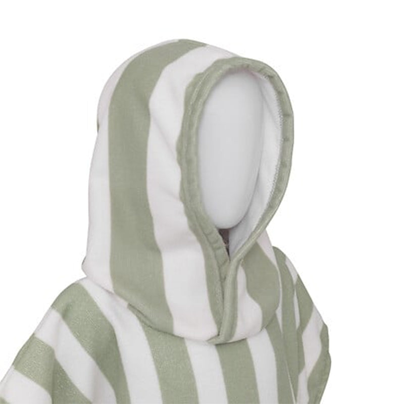 Poncho Wili 55x70 En Polyester Vert - Atmosphera For Kids