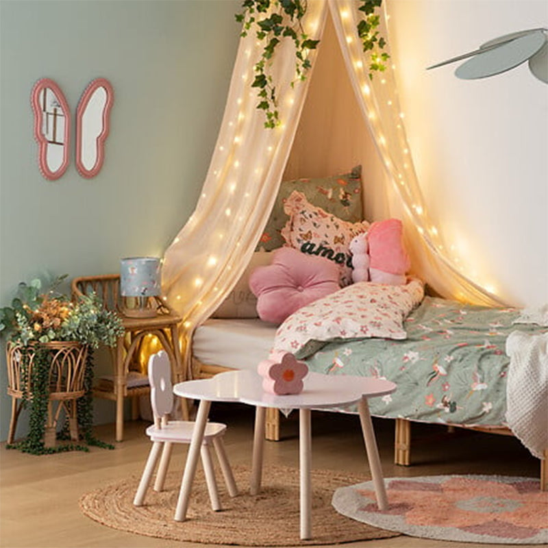 Chaise Pour Enfant Fleur Rose - Atmosphera For Kids