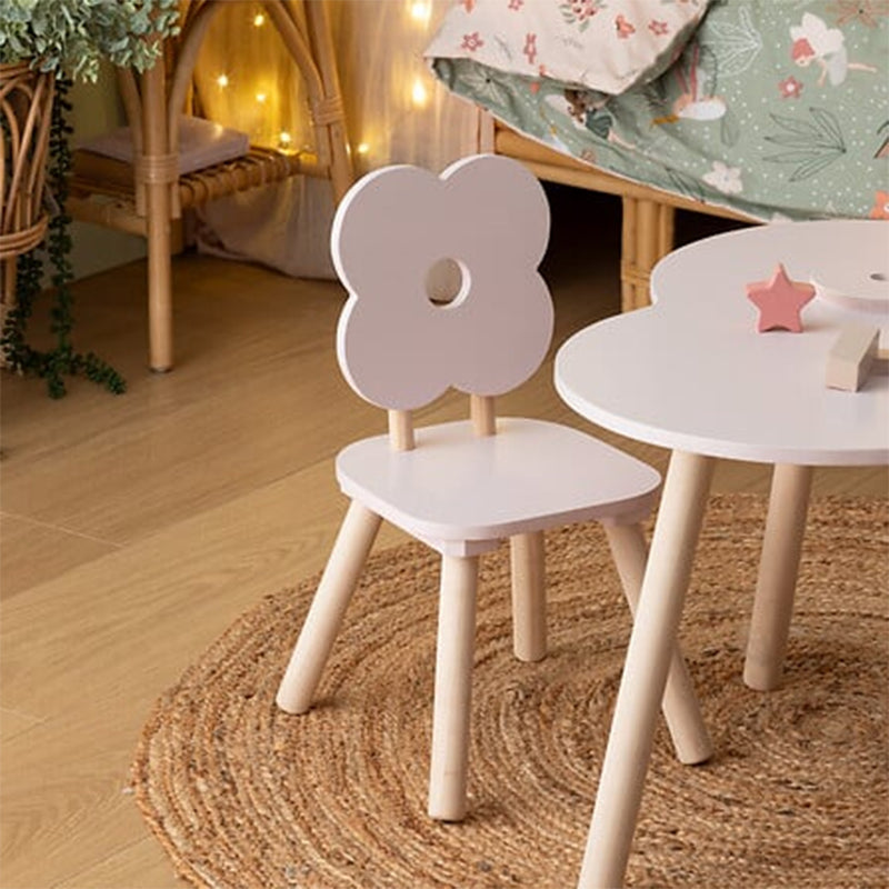 Chaise Pour Enfant Fleur Rose - Atmosphera For Kids
