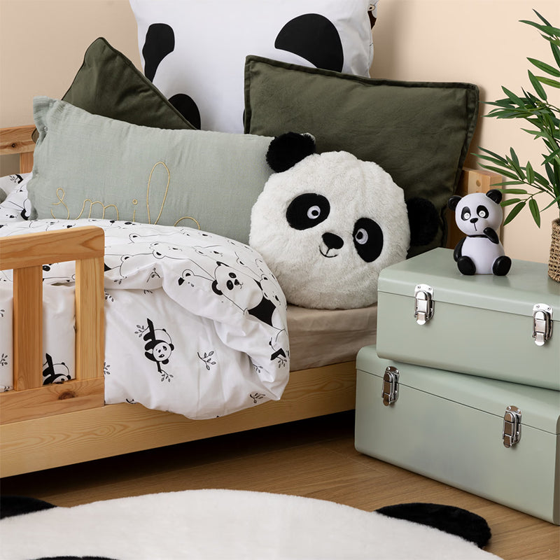 Coussin Décoratif Rond Panda - Atmosphera For Kids