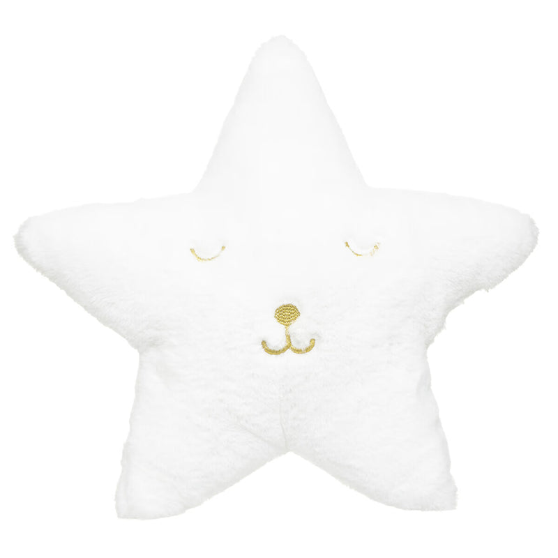 Coussin Forme D'étoile En Fourrure Blanc - Atmosphera For Kids