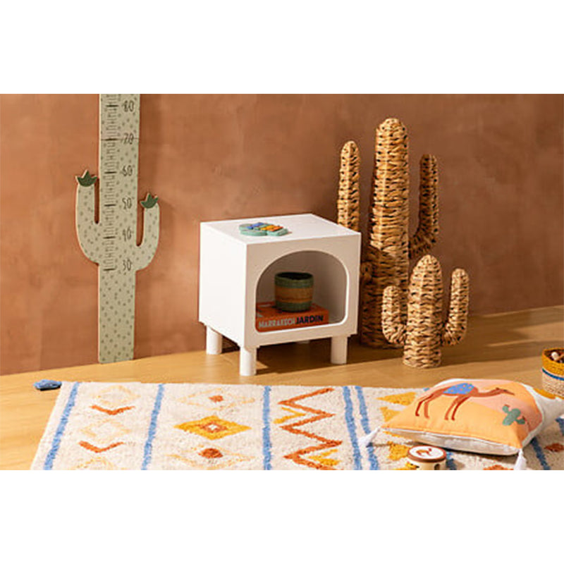 Table de chevet 1 niche Tara MDF Blanche - Atmosphera For Kids