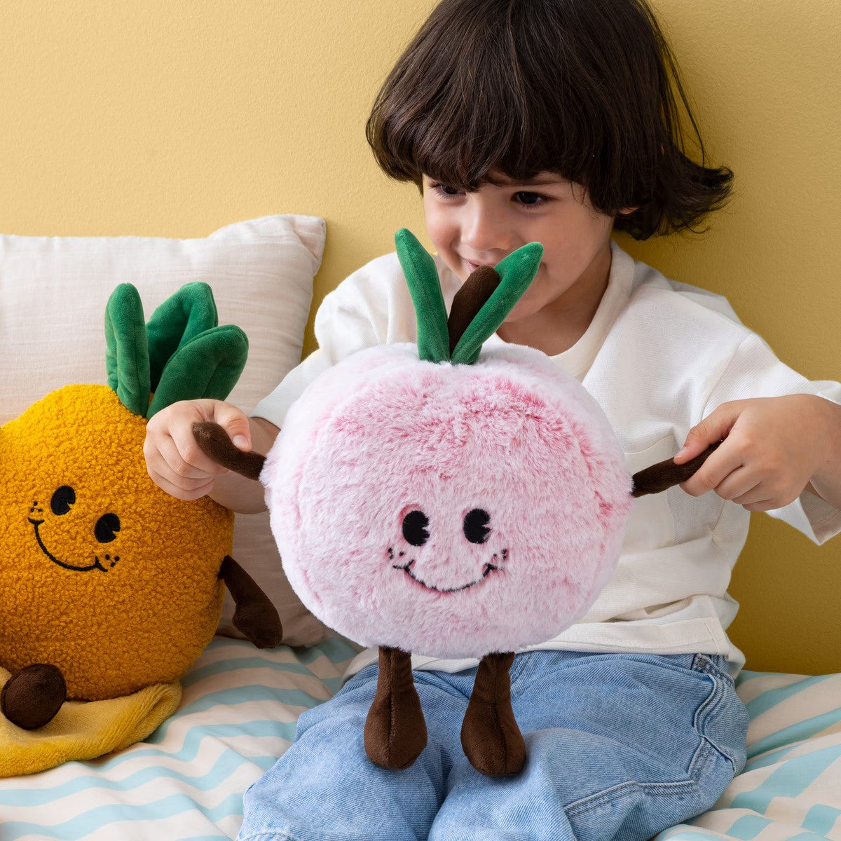 Peluche Pêche Peachy H20 Rose - Atmosphera For Kids