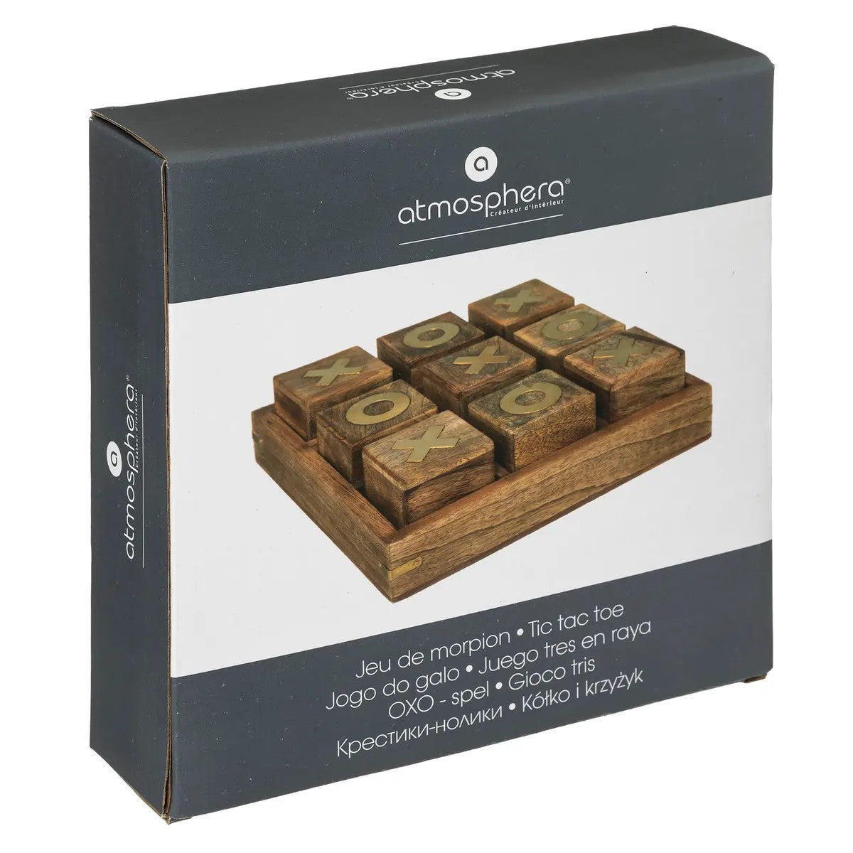 Jeu De Morpion Oscar 23x23 Beige - Atmosphera