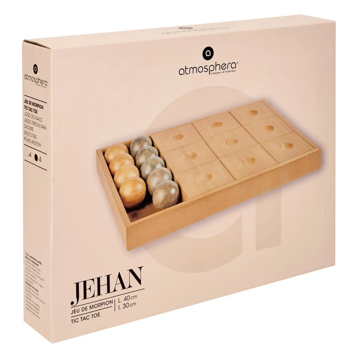 Jeu De Morpion Jehan Marron - Atmosphera For Kids