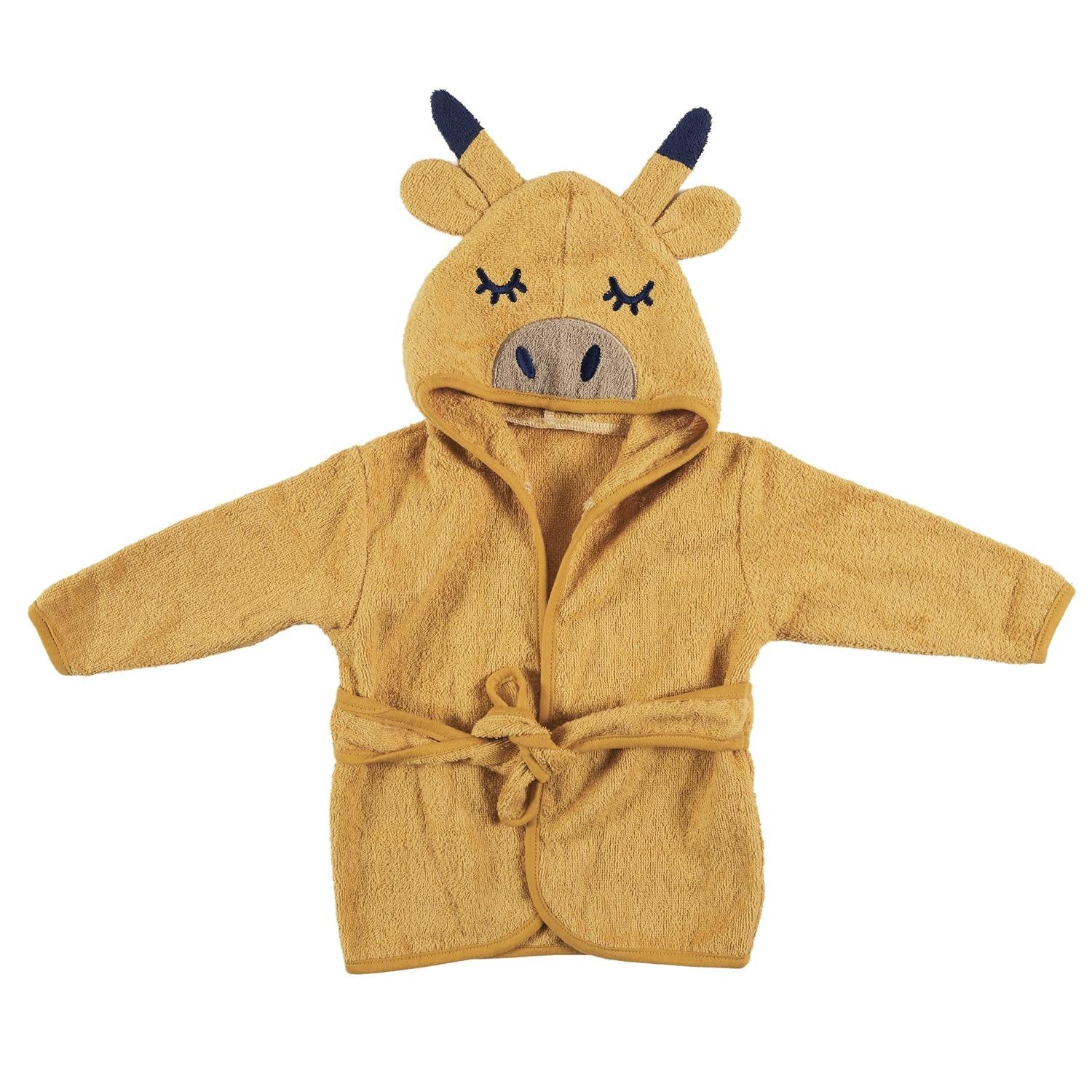 Peignoir De Bain Bébé 0-6 Mois Jaune Tom&Zoé