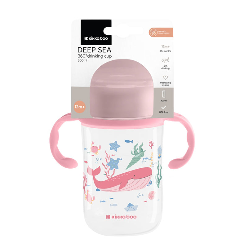 Tasse Pour Enfant 300ml Rose 12m+ - Kikkaboo