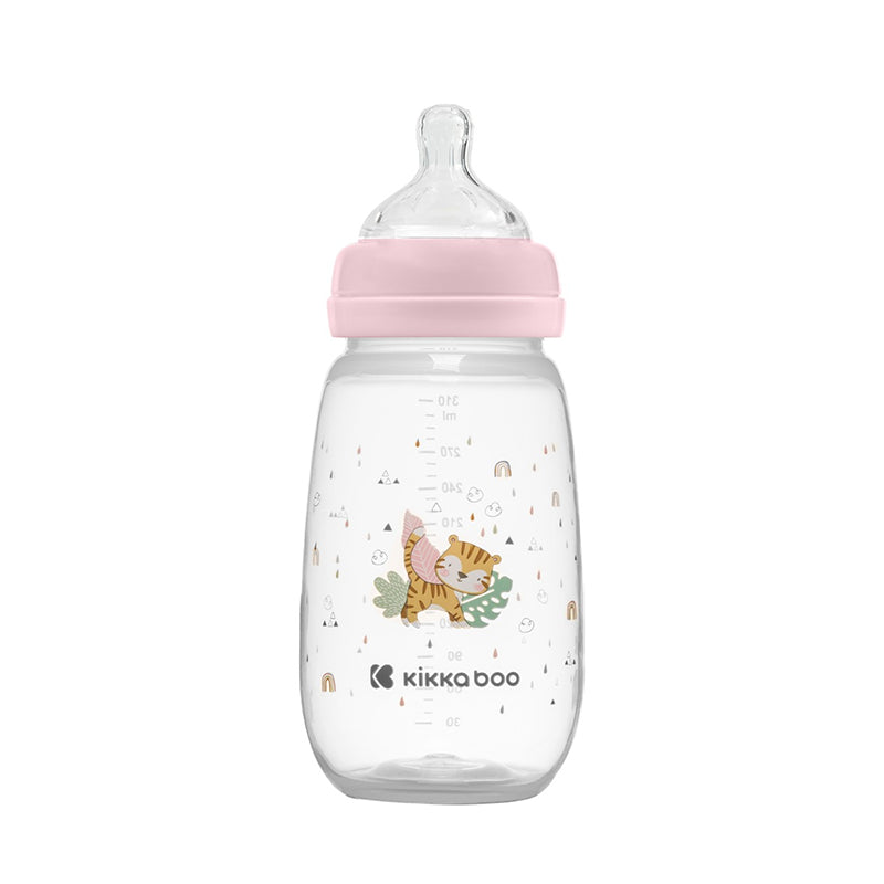 Biberon Pour Bébé 310 ml Savane Rose - Kikkaboo