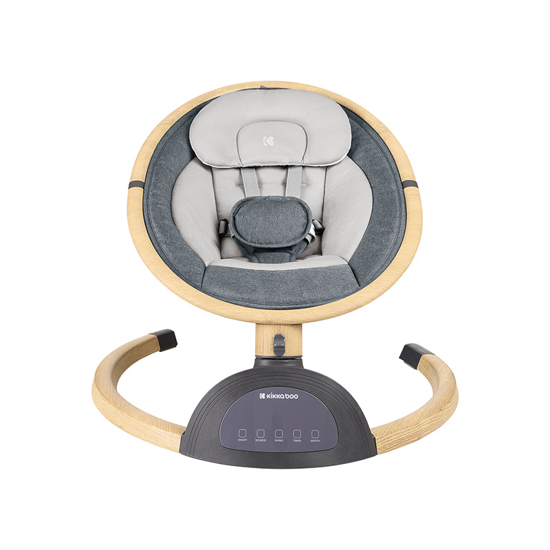 Balancelle Électrique Avec Moustiquaire Gris - Kikkaboo