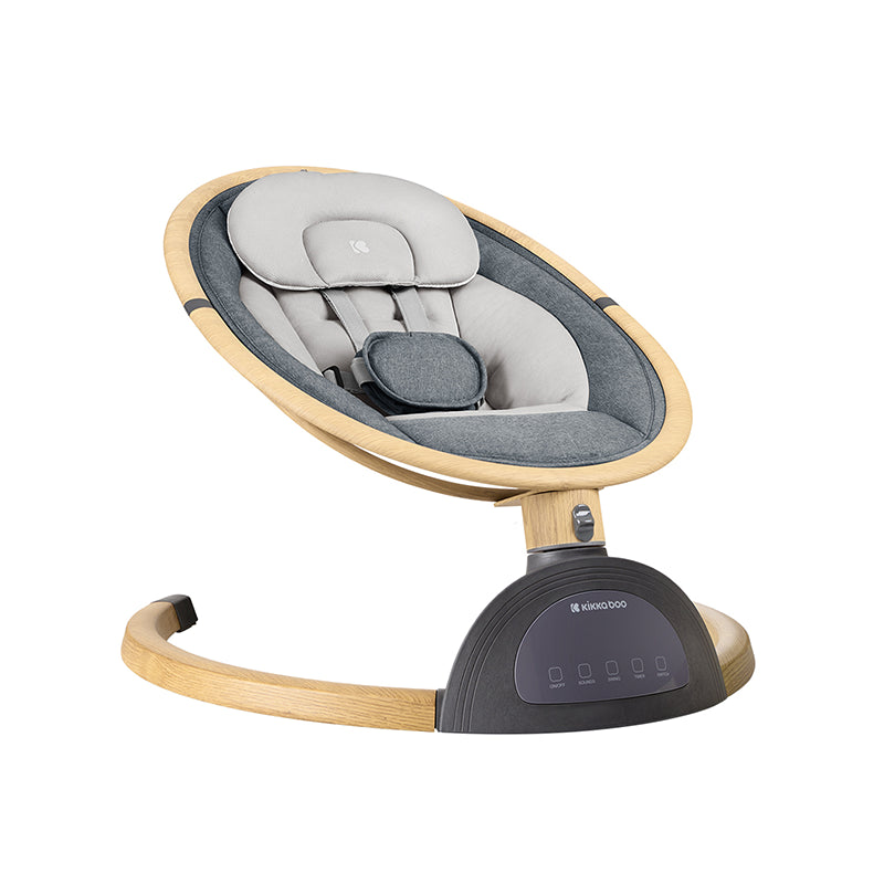 Balancelle Électrique Avec Moustiquaire Gris - Kikkaboo