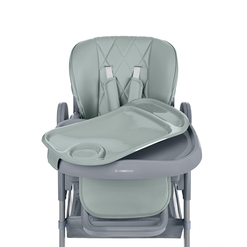Chaise haute bébé Comfy + Vert - Kikkaboo