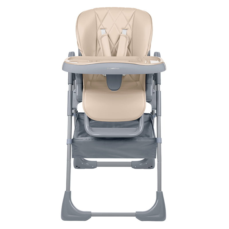 Chaise haute bébé Comfy + Beige - Kikkaboo