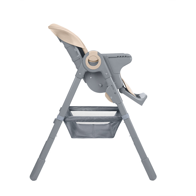 Chaise haute bébé Comfy + Beige - Kikkaboo