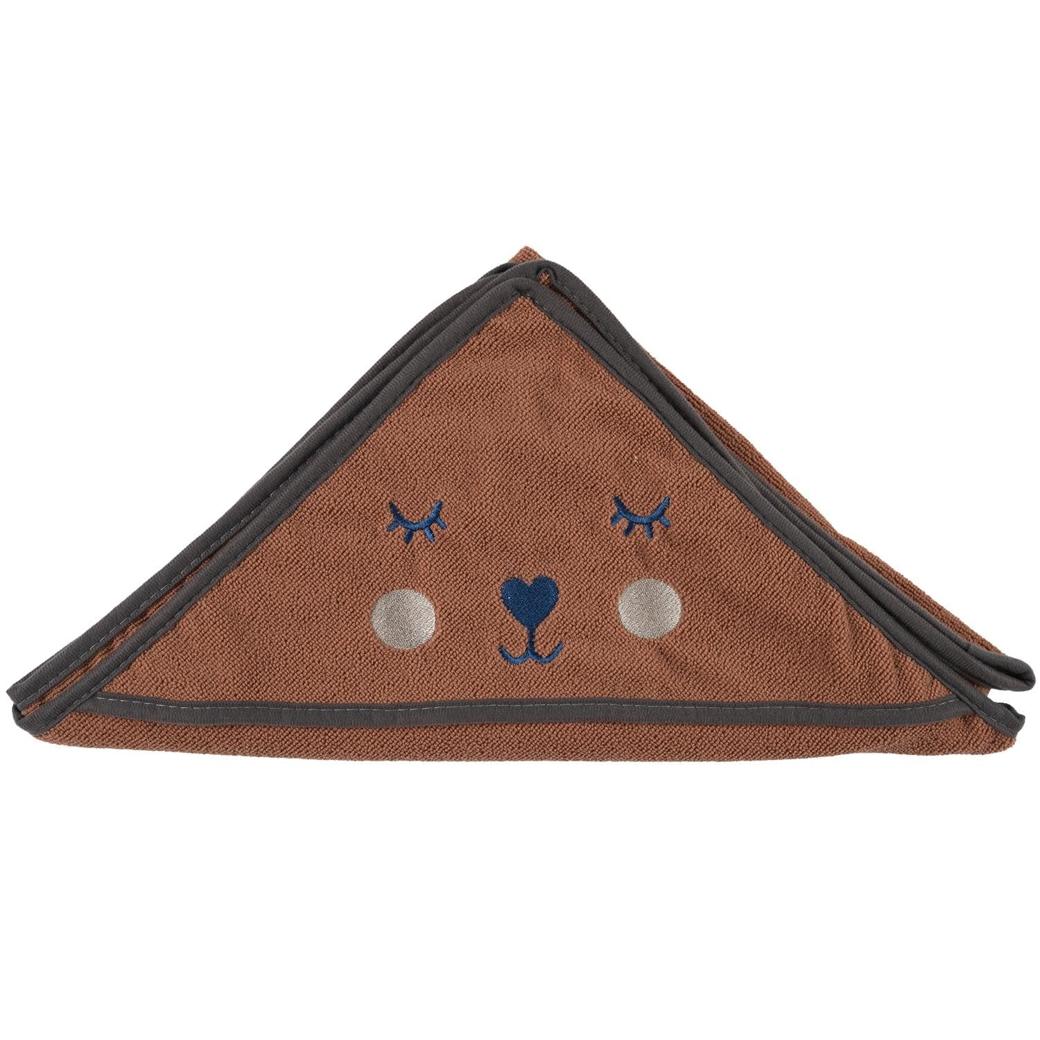 Cape de bain bébé rose - Tom & Zoé