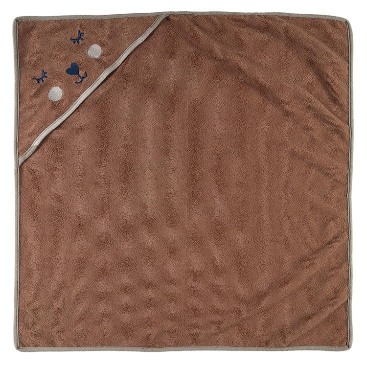 Cape de bain bébé rose - Tom & Zoé