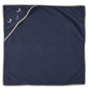 Cape de bain bébé bleu - Tom & Zoé