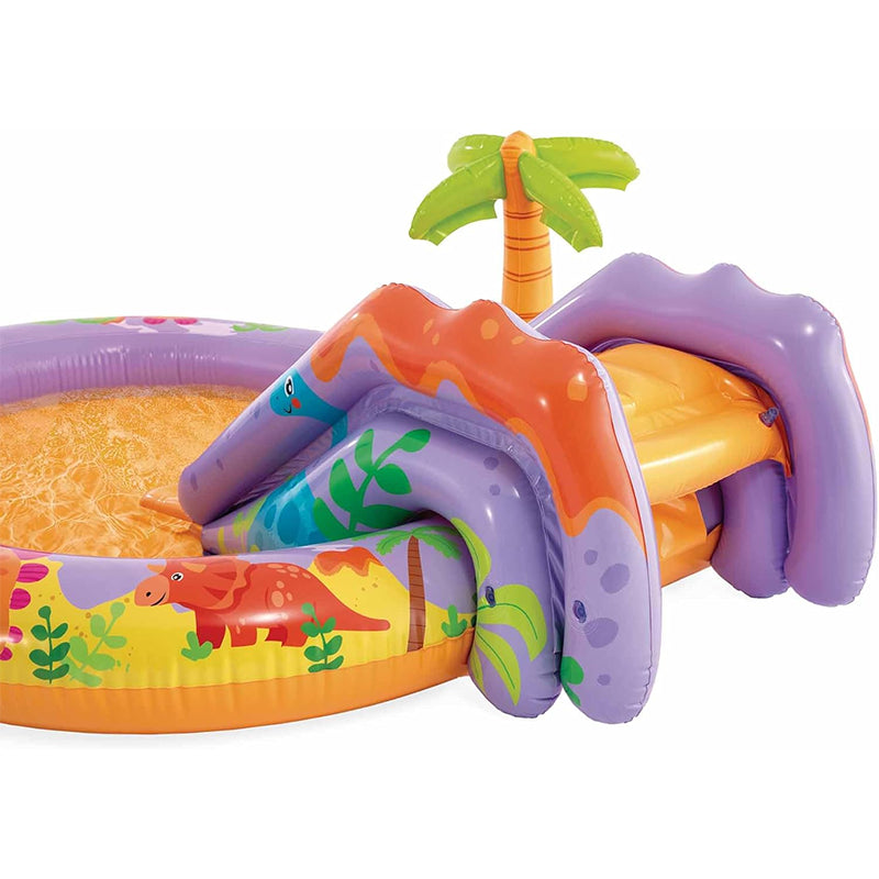 Aire de jeux Aquatiques Dino 201 x 157 x 69 Multicolore - Intex