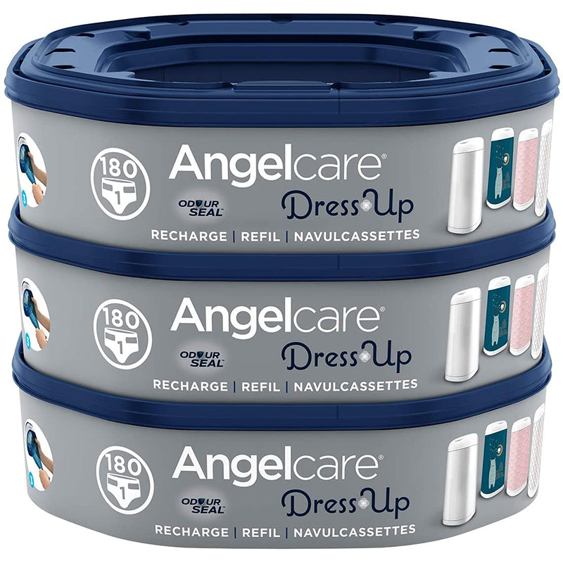 Recharges poubelle Dress Up Ocotogonales Lot de 3 - Angelcare