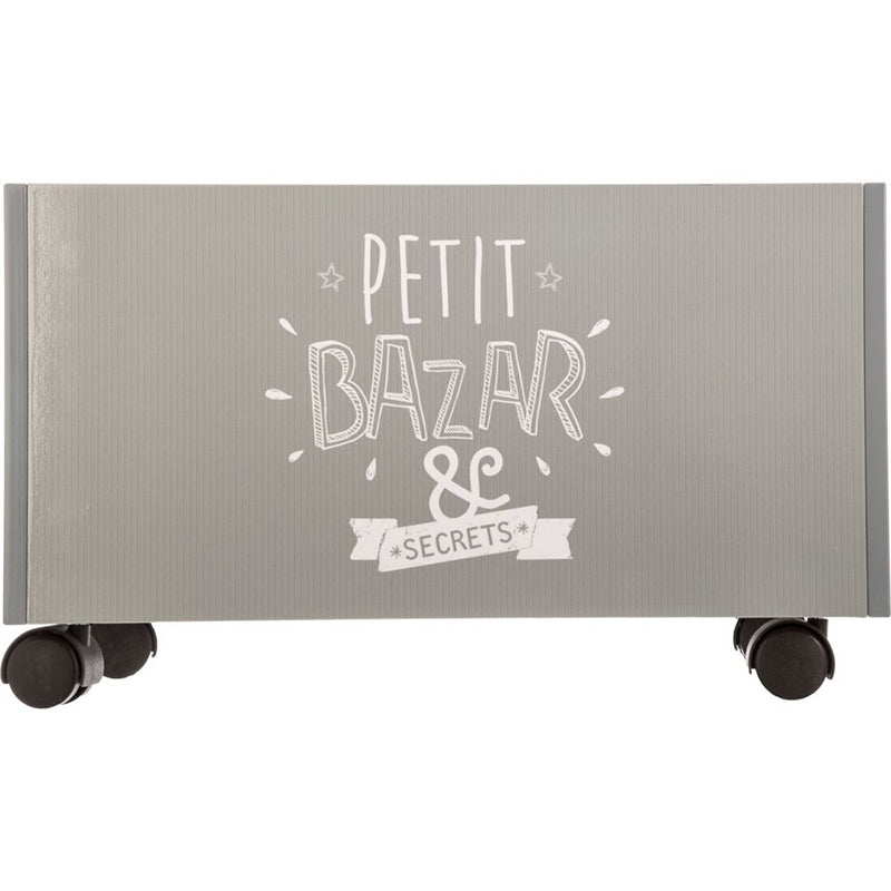 Coffre à jouets à roulettes Gris - Atmosphera For Kids