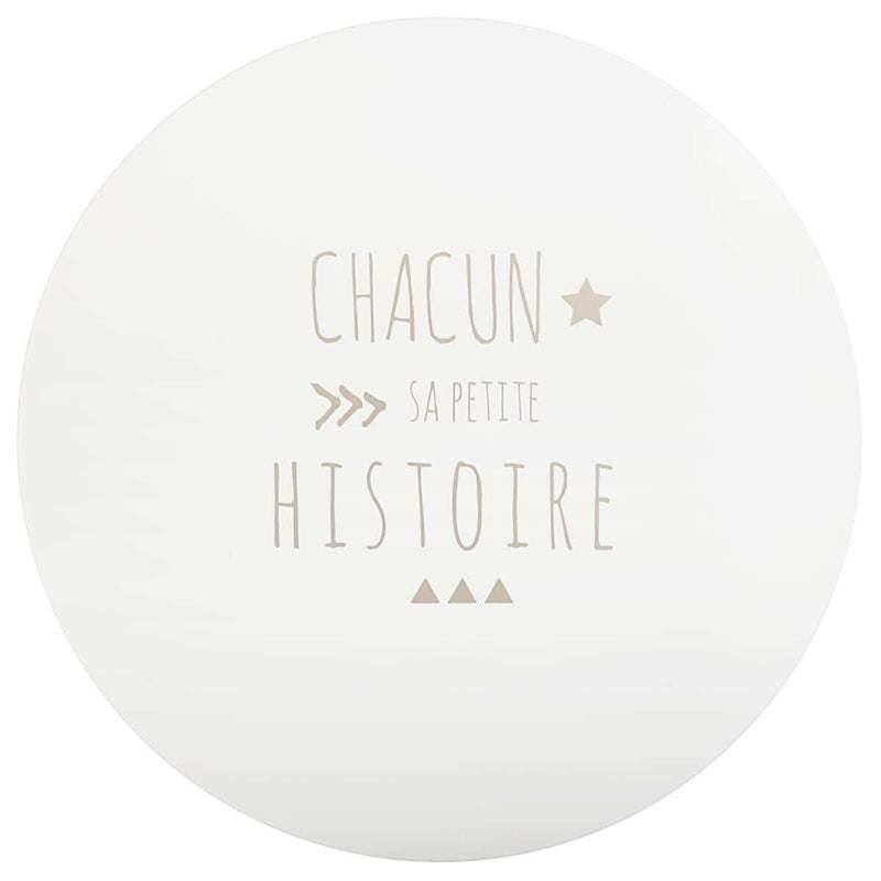 Bibliothèque ronde Blanc et Rose - Atmosphera For Kids