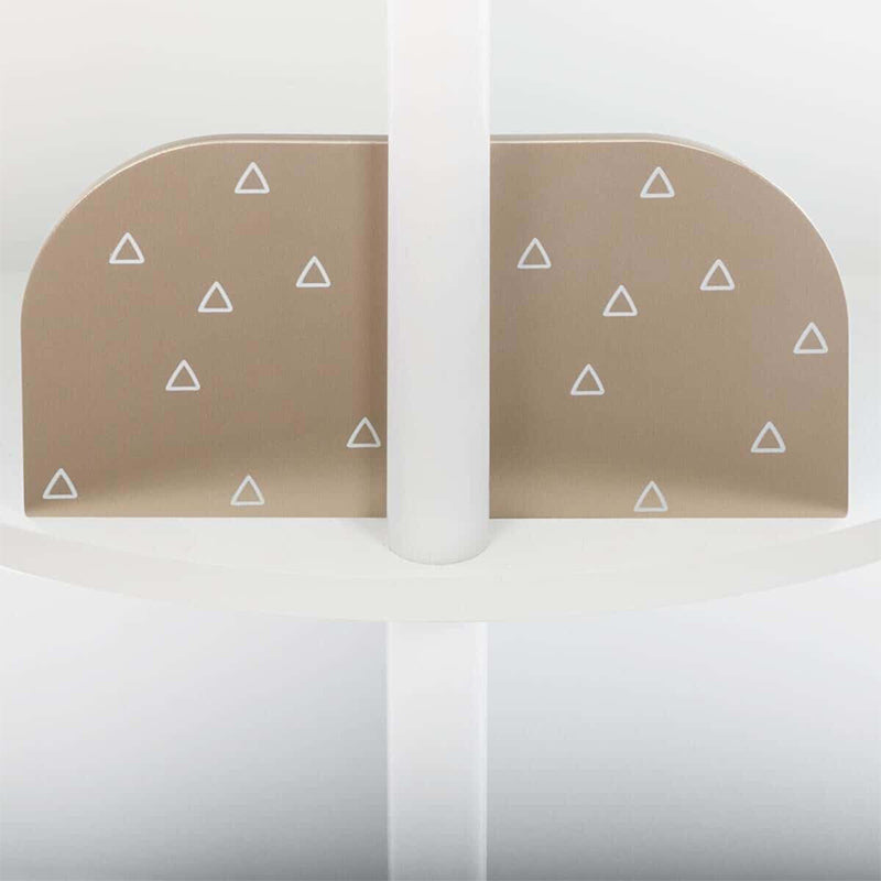 Bibliothèque ronde Blanc et Rose - Atmosphera For Kids